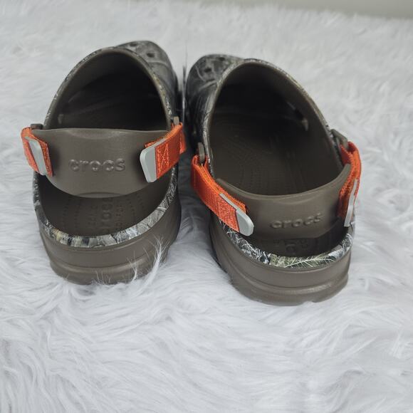 Crocs Realtree Classic All Terrain Edge Clog Men's 11 Walnut 206504-267 - Picture 6 of 8